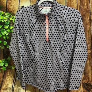 T by Talbots 1/4 Zip Active Top Size SP
